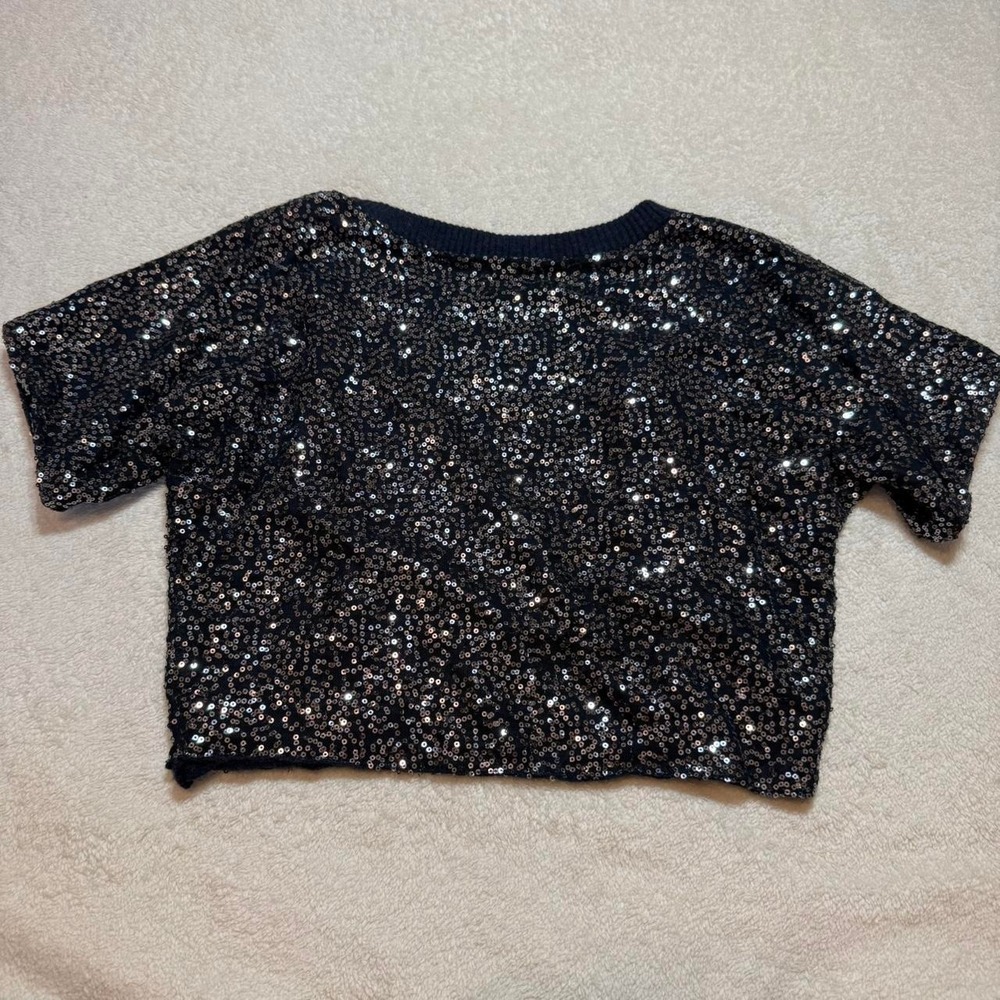 Y2K Abercrombie sequin cardigain - Picture 3 of 6